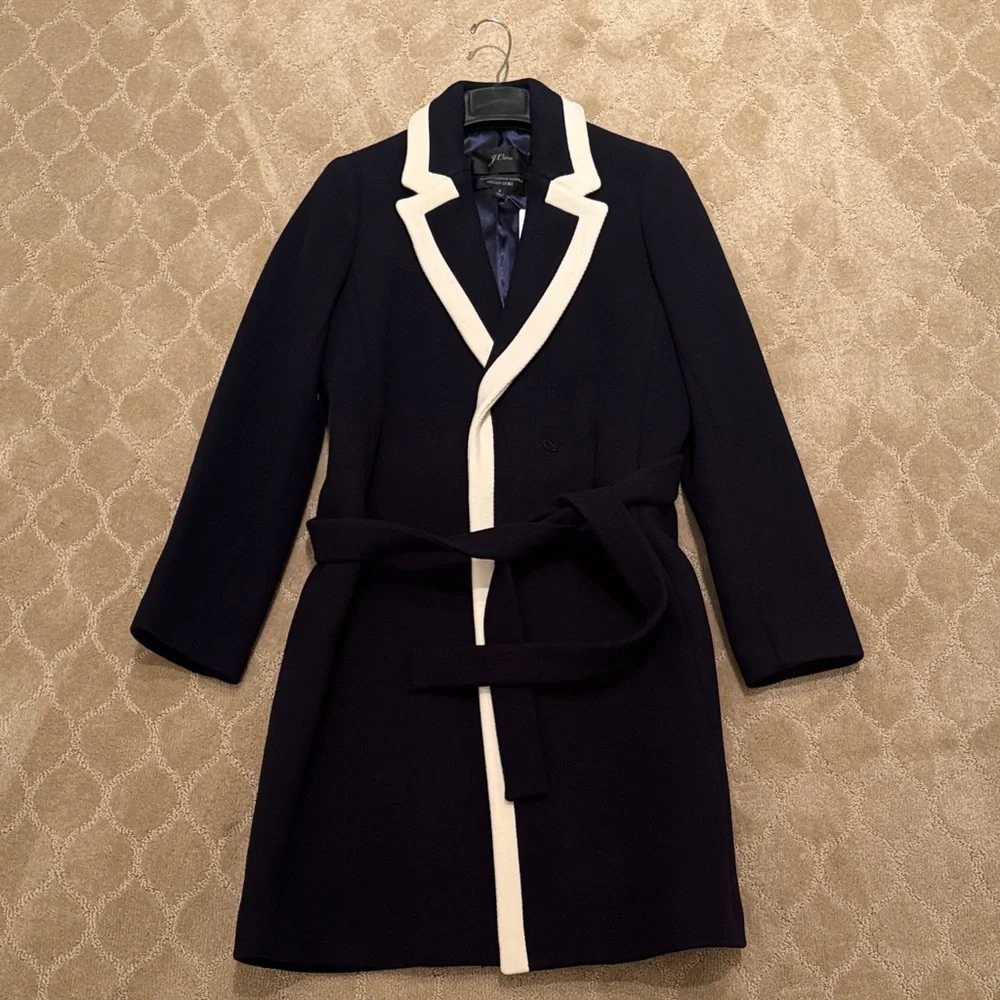 J. CREW Italian Wool Tipped Coat - Picture 2 of 7
